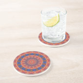 Dessous De Verre En Grès Mandala infini de diversités (Côté)