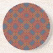 Dessous De Verre En Grès Mandala Sud-Ouest (Devant)