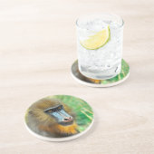 Dessous De Verre En Grès Mandrill 002 (Côté)