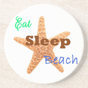 Dessous De Verre En Grès Manger Dormir Plage - Coaster en grès