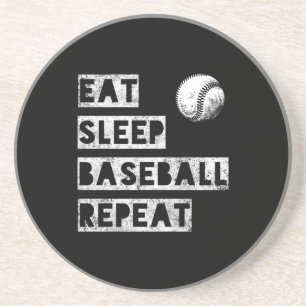 Dessous De Verre En Grès Mangez le sommeil baseball répit en détresse