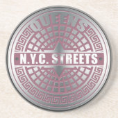 Dessous De Verre En Grès Manhole Covers Queens (Devant)