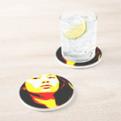 Dessous De Verre En Grès Manic Kin 6 (Côté)