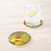 Dessous De Verre En Grès Manipulation numérique de Freesia Jaune (Côté)