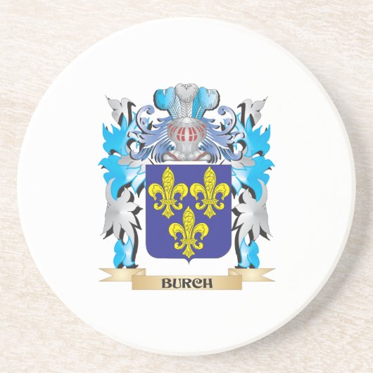 Dessous De Verre En Grès Manteau de Burch des bras (Devant)