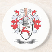 Dessous De Verre En Grès Manteau de McCarthy des bras (Devant)