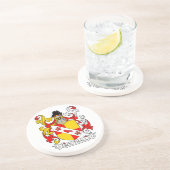 Dessous De Verre En Grès Manteau de Southall des bras (Côté)