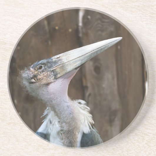Dessous De Verre En Grès Marabou Stork (Devant)