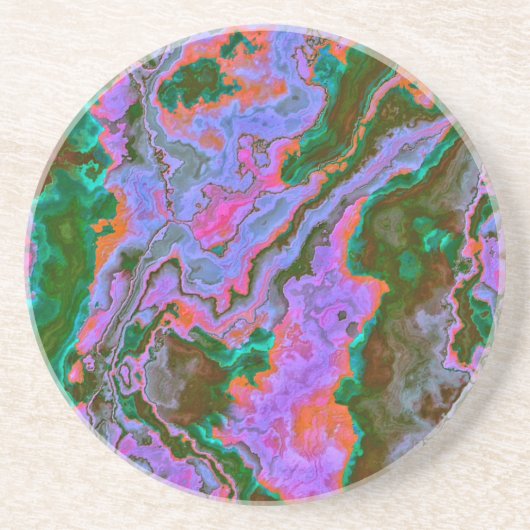 Dessous De Verre En Grès Marbre aigre (Devant)