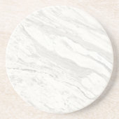 Dessous De Verre En Grès Marbre blanc (Devant)