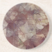 Dessous De Verre En Grès Marbre Brown rose (Devant)