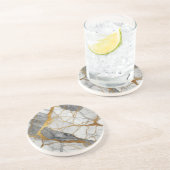 Dessous De Verre En Grès Marbre élégant (Côté)