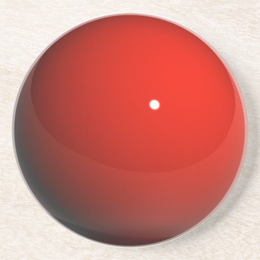 Dessous De Verre En Grès Marbre rouge (Devant)