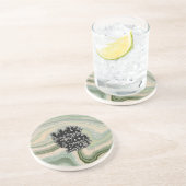 Dessous De Verre En Grès Marche par la foi Frère (Côté)