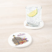 Dessous De Verre En Grès Mardi gras (Côté)