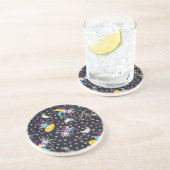 DESSOUS DE VERRE EN GRÈS MARDI GRAS (Côté)
