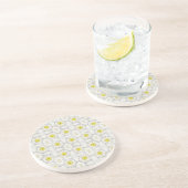 Dessous De Verre En Grès Marguerites (Côté)