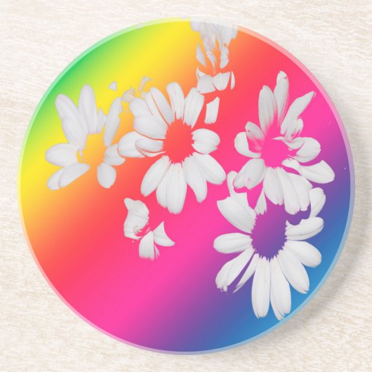 Dessous De Verre En Grès Margueurs arc-en-ciel (Devant)
