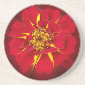Dessous De Verre En Grès marigold rouge vif (Devant)
