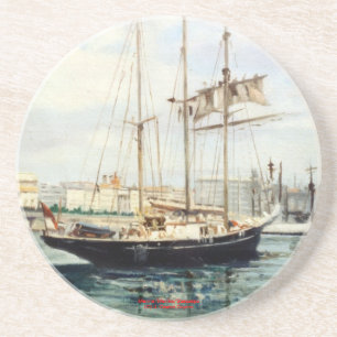 Dessous De Verre En Grès Marina/Mariña/Mer