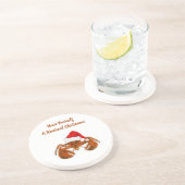 Dessous De Verre En Grès Maritime Santa Lobster (Côté)