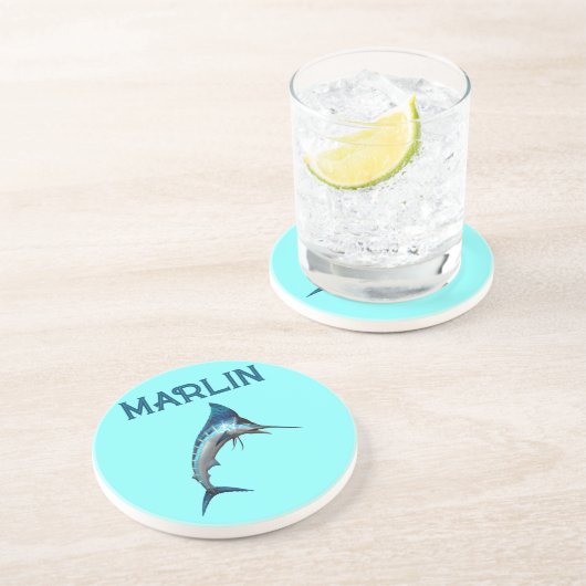 Dessous De Verre En Grès Marlin (Côté)