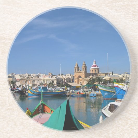 Dessous De Verre En Grès Marsaxlokk (Devant)