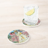 Dessous De Verre En Grès Mary, Mary, bien contraire (Côté)