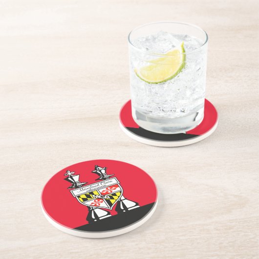 DESSOUS DE VERRE EN GRÈS MARYLAND CHESS (Côté)