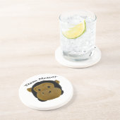 Dessous De Verre En Grès Mascotte de l'équipe (Côté)