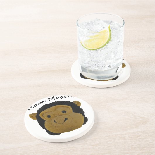 Dessous De Verre En Grès Mascotte d'équipe (Côté)