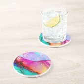 Dessous De Verre En Grès Masquage de couleur (Côté)