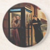 Dessous De Verre En Grès Matinée de minuit (Devant)