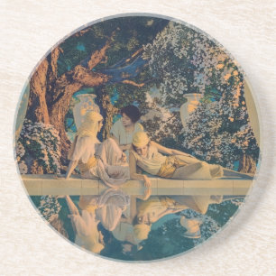 Dessous De Verre En Grès Maxfield Parrish Le Jardin d'Allah 1918 Beaux-Arts