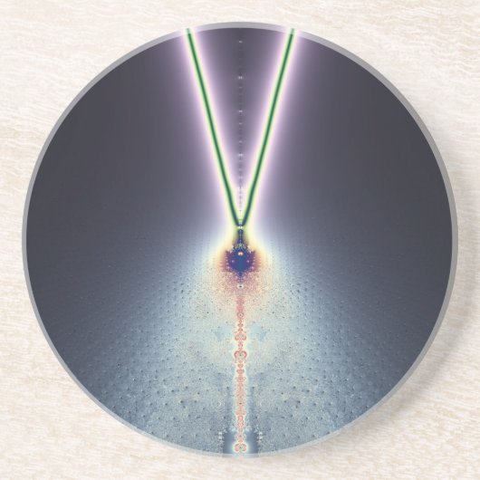 Dessous De Verre En Grès Médallion (Devant)