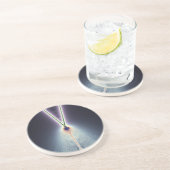 Dessous De Verre En Grès Médallion (Côté)