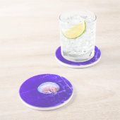Dessous De Verre En Grès Méduse (Côté)