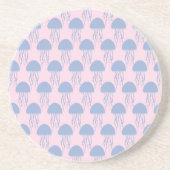 Dessous De Verre En Grès Méduse rose (Devant)