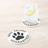 Dessous De Verre En Grès Meilleur Ami Garanti De Chien En Perte (Côté)