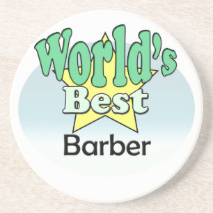 Dessous De Verre En Grès Meilleur Barbier du monde