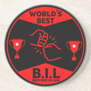 Dessous De Verre En Grès Meilleur beau-frère