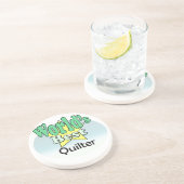 Dessous De Verre En Grès Meilleur Quilter du monde (Côté)