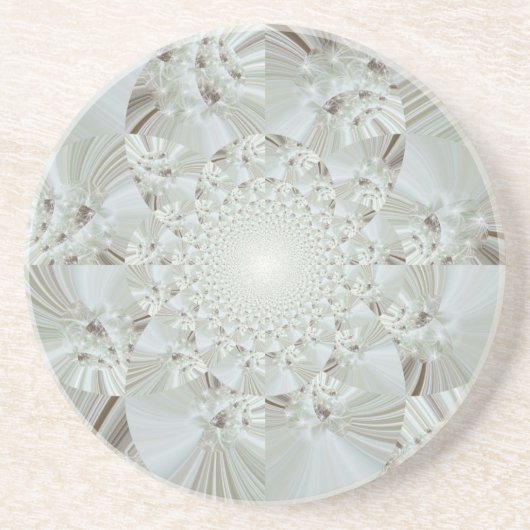 Dessous De Verre En Grès Mélange hivernal (Devant)