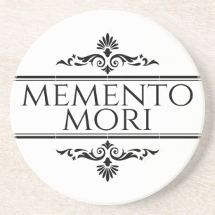 Dessous De Verre En Grès Memento Mori