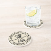 Dessous De Verre En Grès memento mori vivere (Côté)