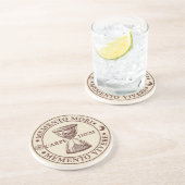 Dessous De Verre En Grès memento mori vivre (Côté)