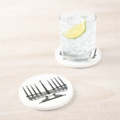 Dessous De Verre En Grès Menorah I (Côté)