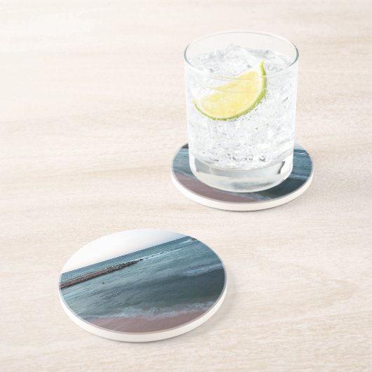 Dessous De Verre En Grès Mer (Côté)