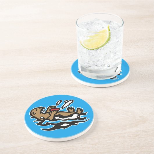 Dessous De Verre En Grès Mer (Côté)