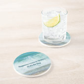 Dessous De Verre En Grès Mer briser la vague du jour (Côté)